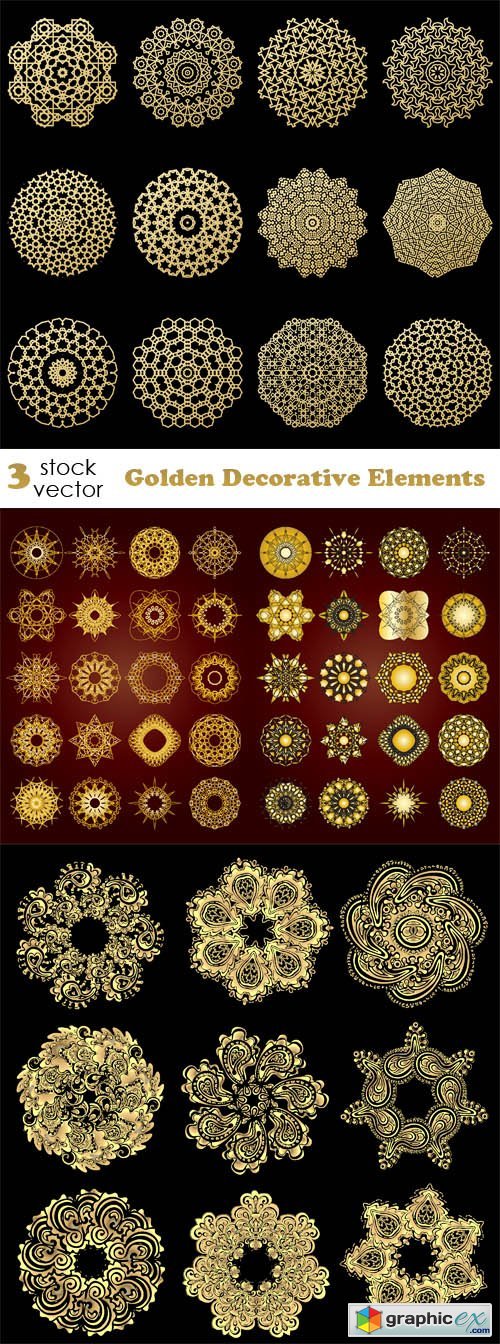 Golden Decorative Elements