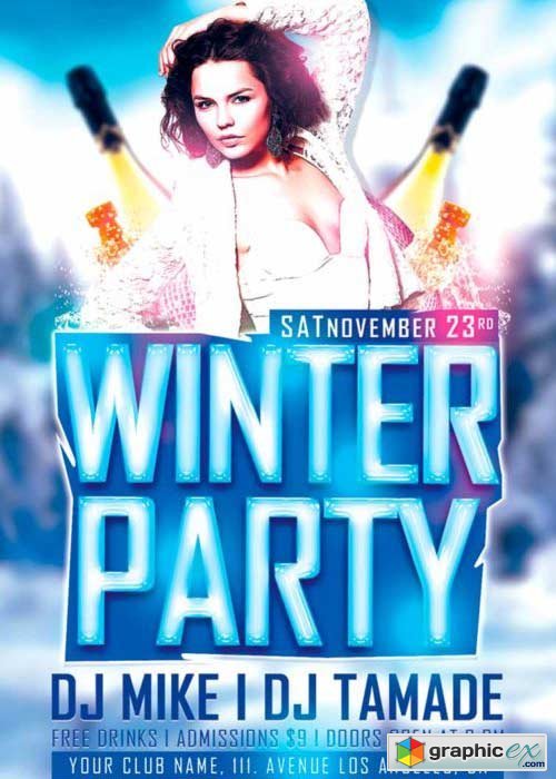 Winter Party V5 Flyer Template