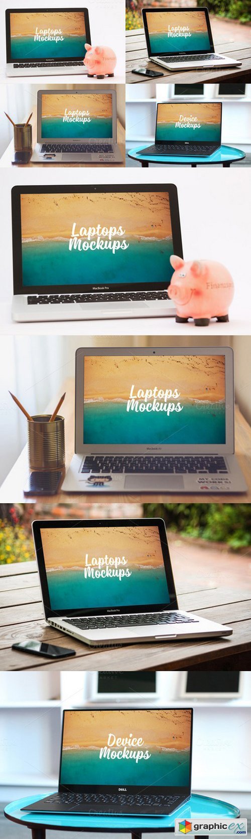 Laptops - Mockups V06