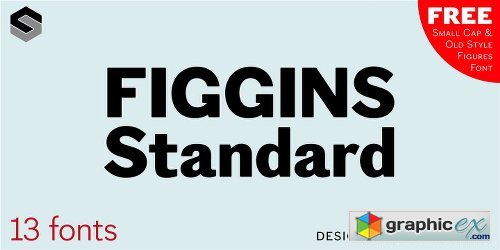 Figgins Standard Font Family - 13 Fonts