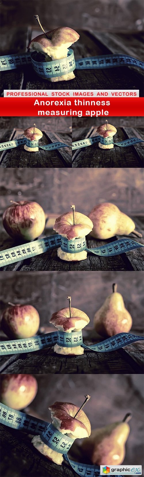 Anorexia thinness measuring apple - 6 UHQ JPEG