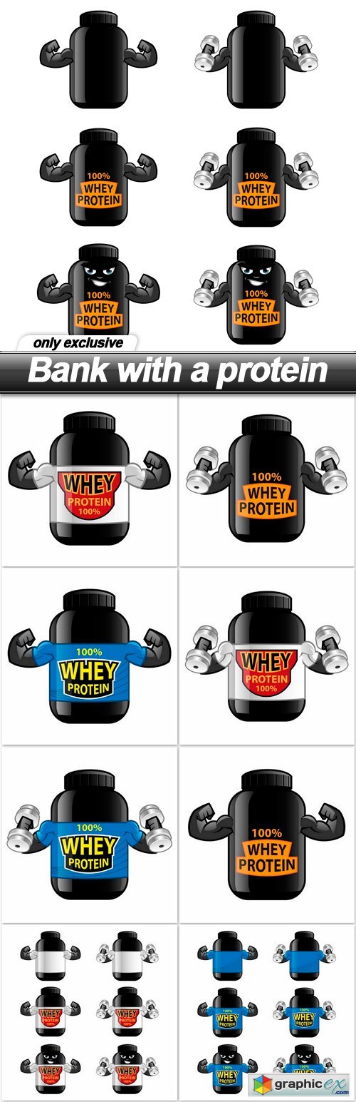 Bank with a protein - 9 EPS