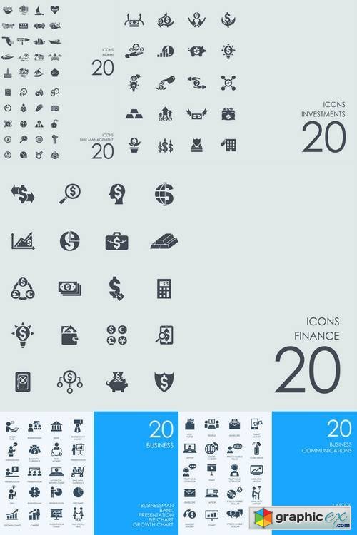 Set of Business & Finance Icons