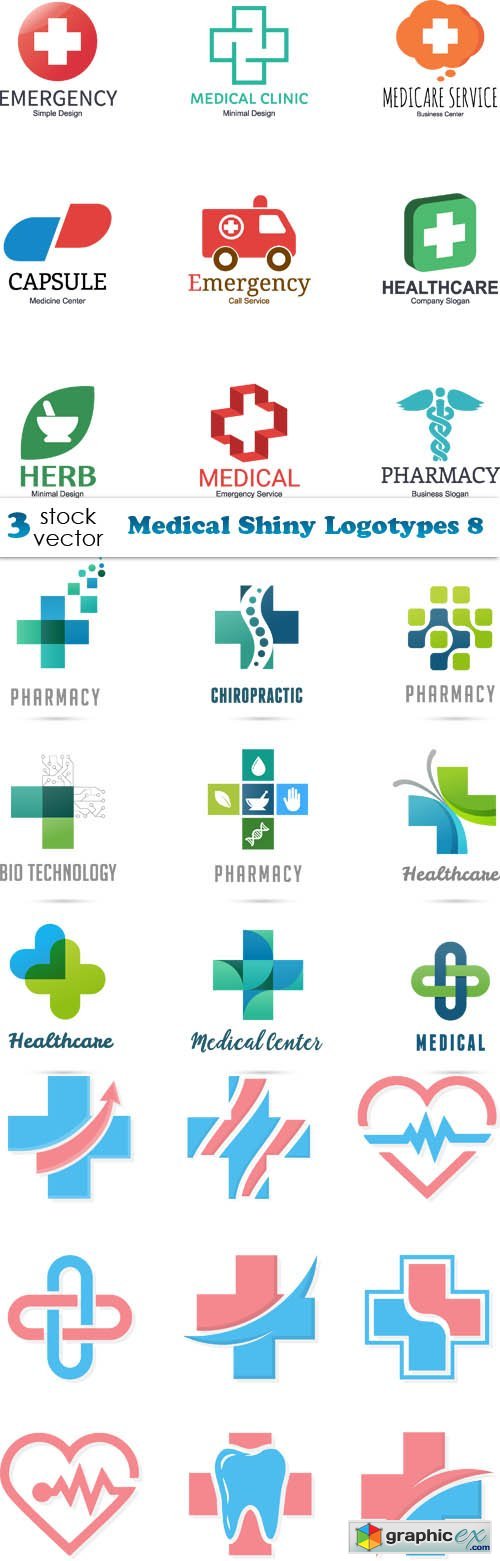 Medical Shiny Logotypes 8