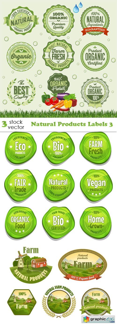 Natural Products Labels 3
