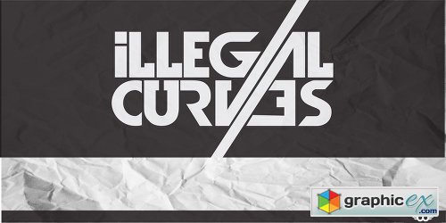 Illegal Curves Font Family - 3 Fonts
