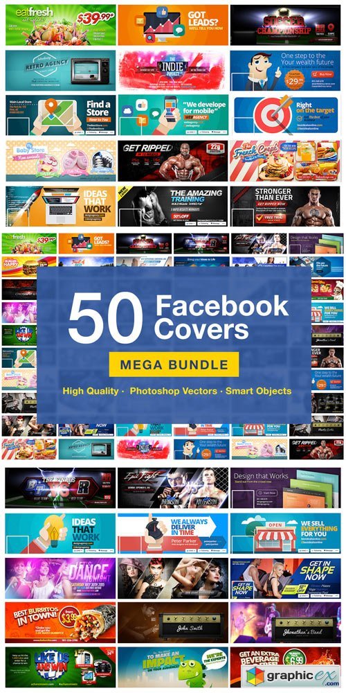 50 FB Covers Mega Bundle!