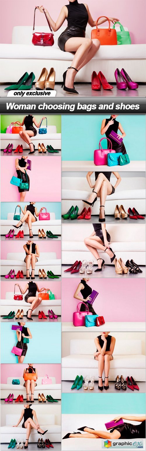 Woman choosing bags and shoes - 14 UHQ JPEG