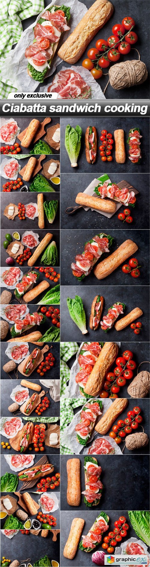Ciabatta sandwich cooking - 20 UHQ JPEG