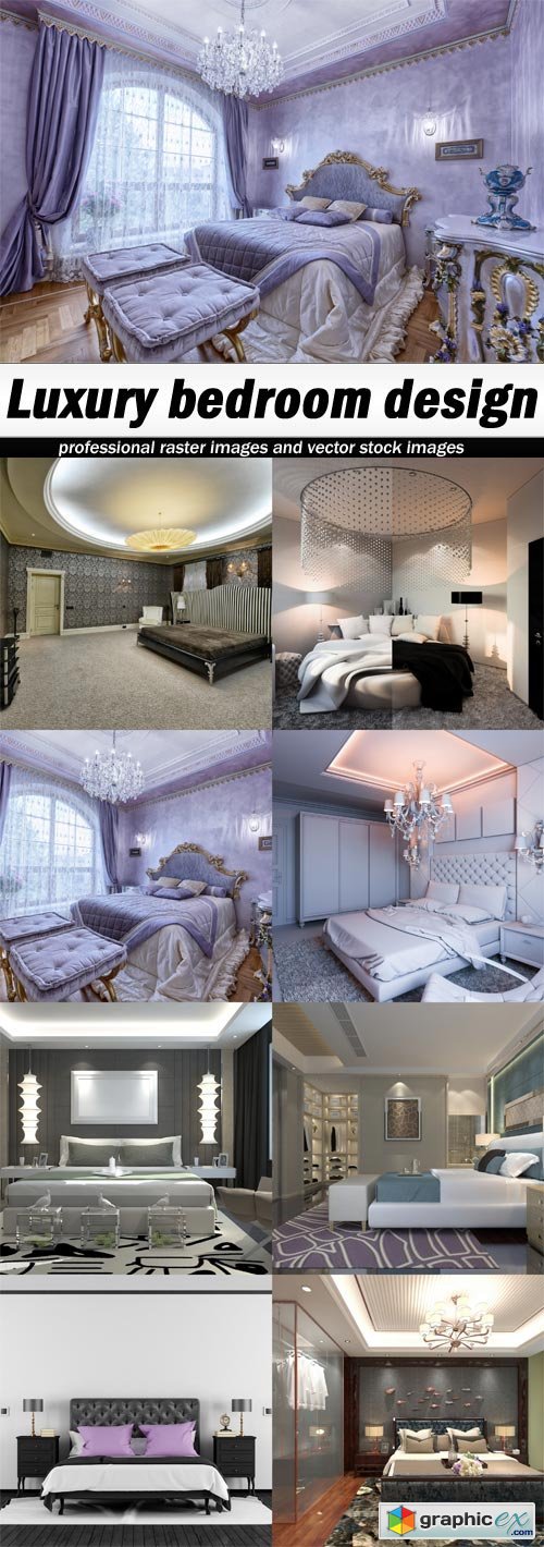 Luxury bedroom design - 8 UHQ JPEG
