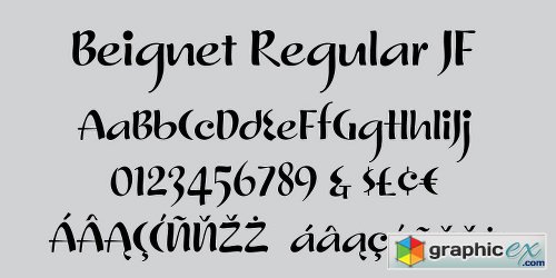 Beignet JF Font - 2 Fonts