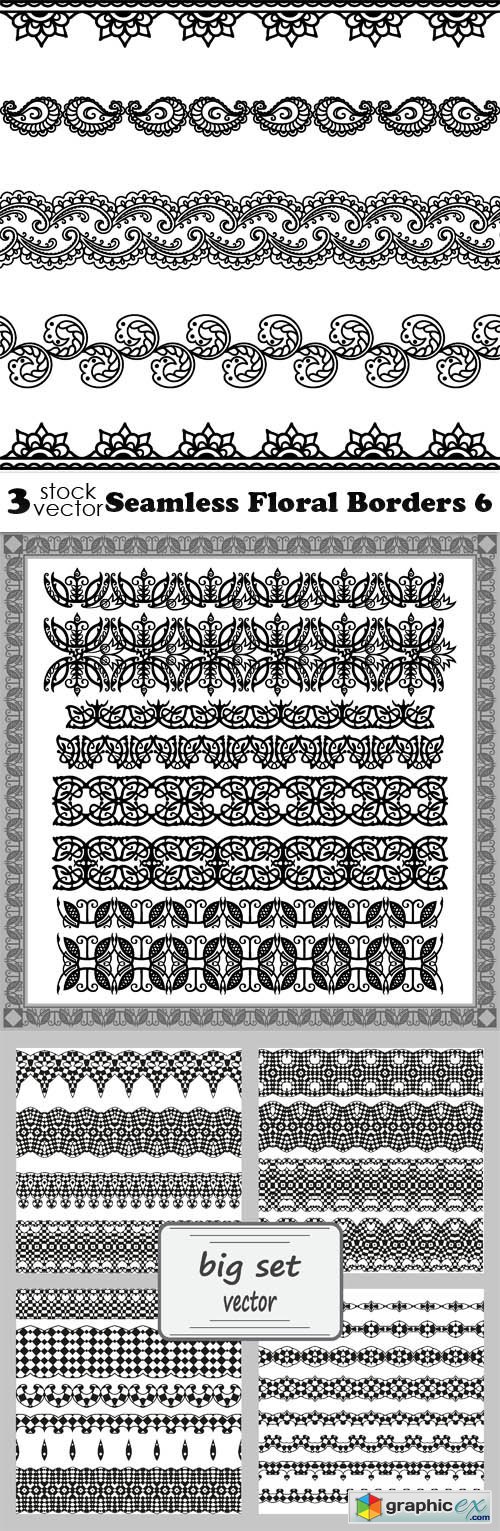 Seamless Floral Borders 6