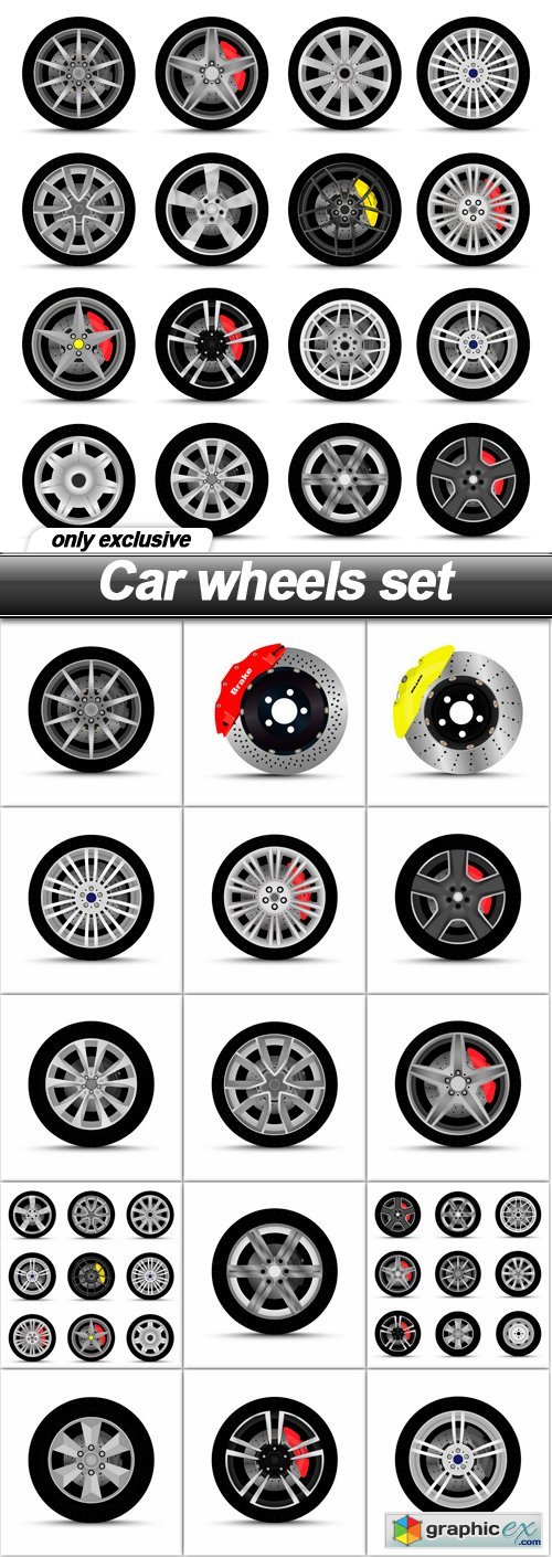 Car wheels set - 16 EPS
