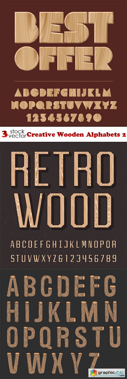 Creative Wooden Alphabets 2