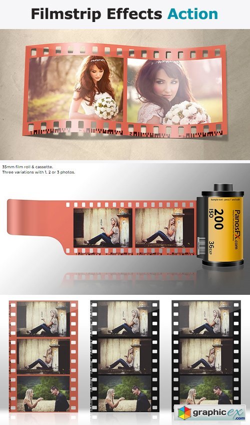 Filmstrip Effects Photoshop Action