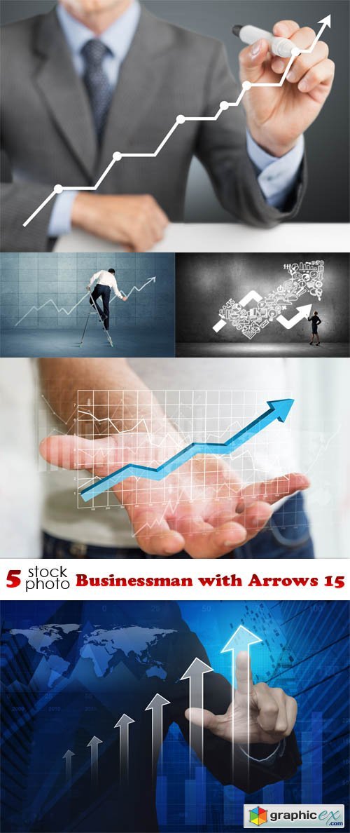 Businessman with Arrows 15