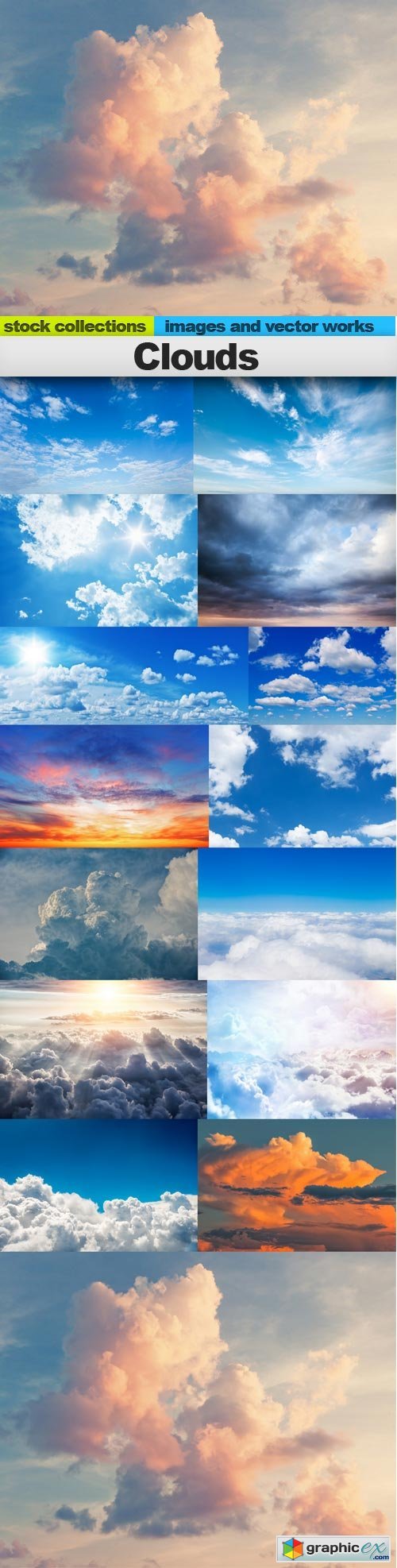 Clouds, 15 x UHQ JPEG