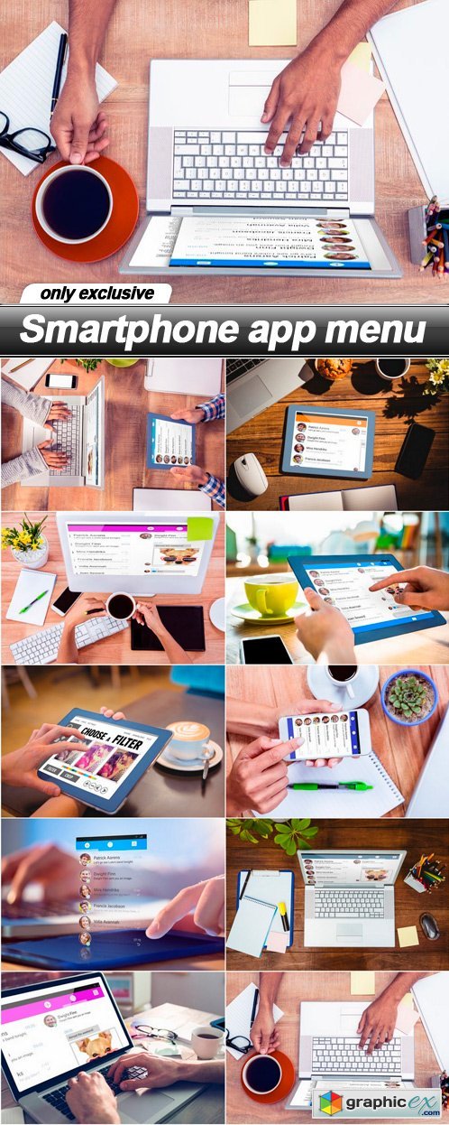 Smartphone app menu - 10 UHQ JPEG