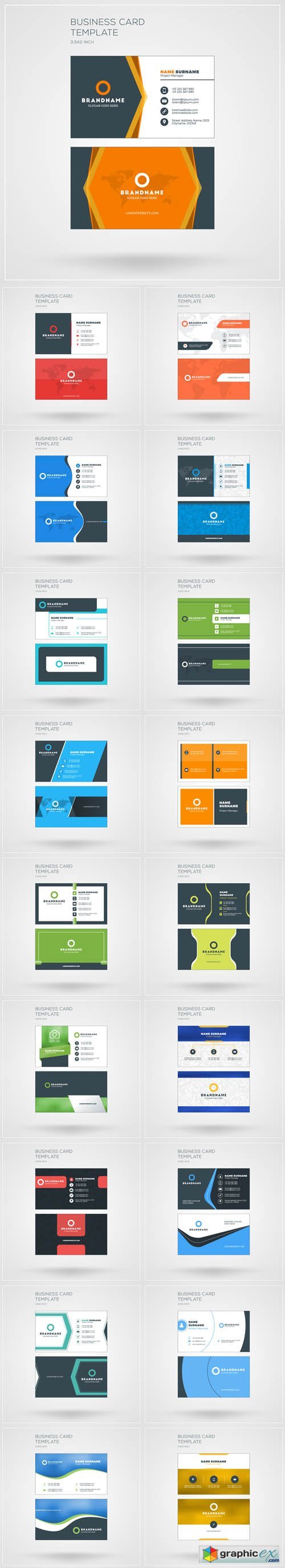 Business Card Templates with Company Logo