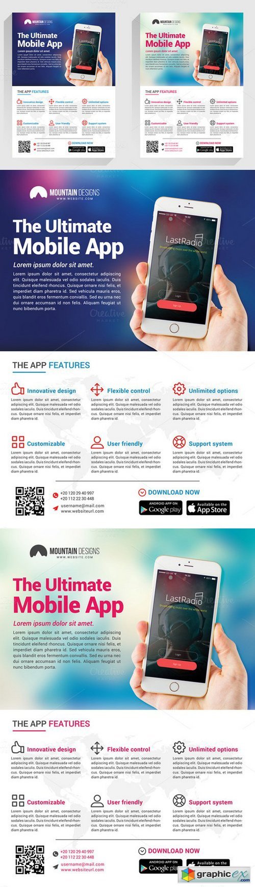 Mobile App Flyer
