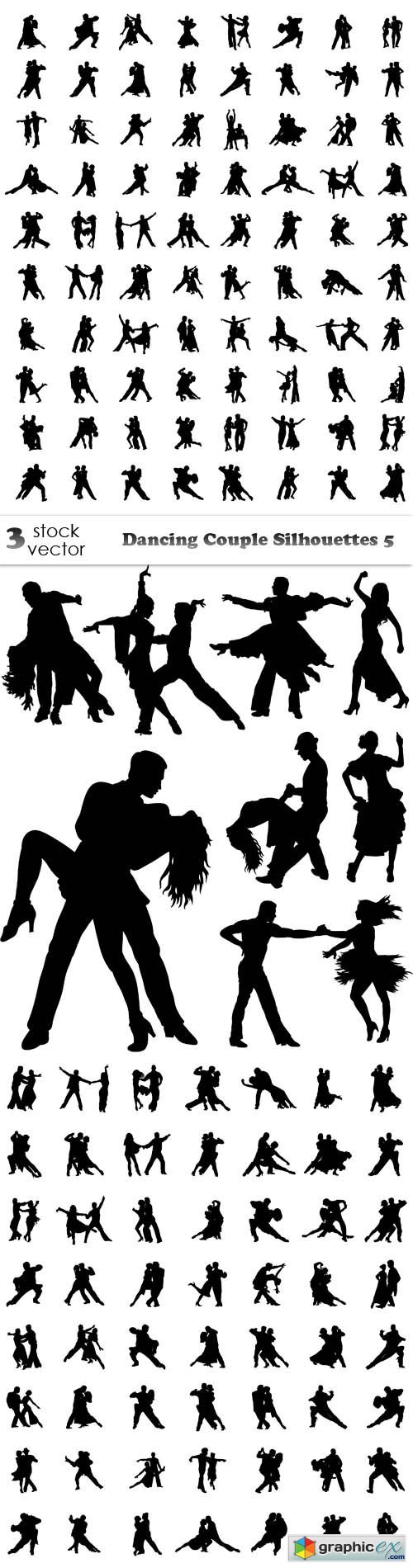 Dancing Couple Silhouettes 5