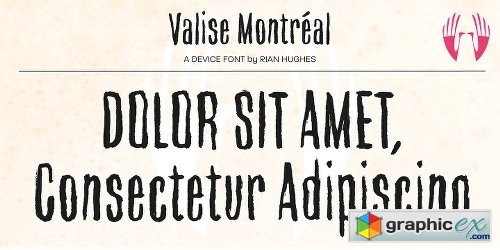 Valise Montreal Font