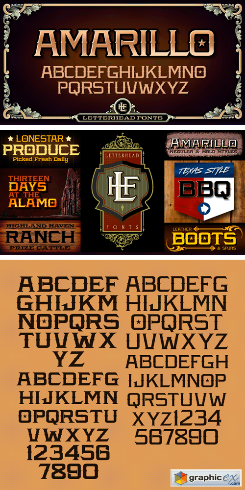 LHF Amarillo Font Family