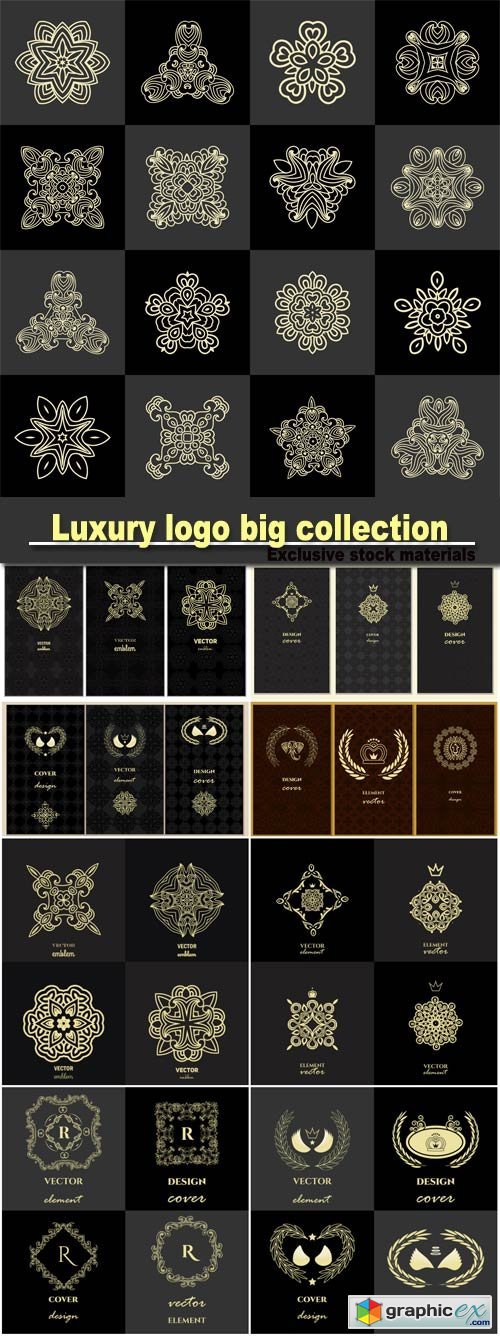 Luxury logo big collection
