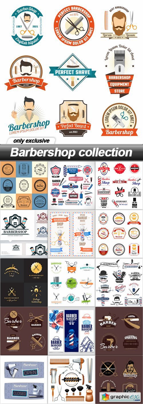 Barbershop collection - 16 EPS