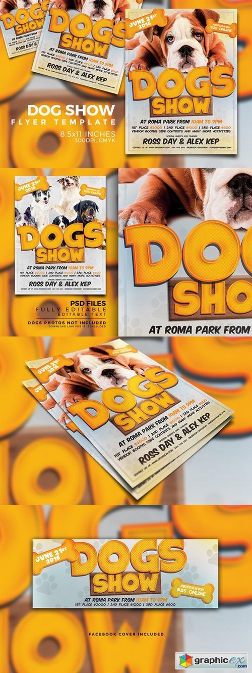 Dog Show Flyer Template
