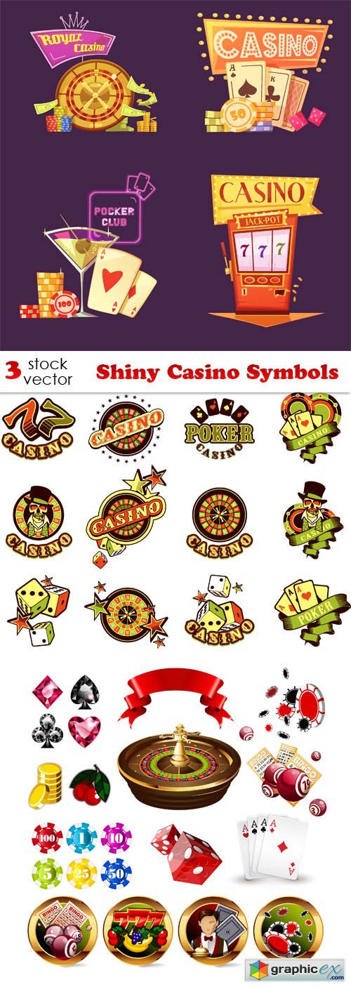 Shiny Casino Symbols