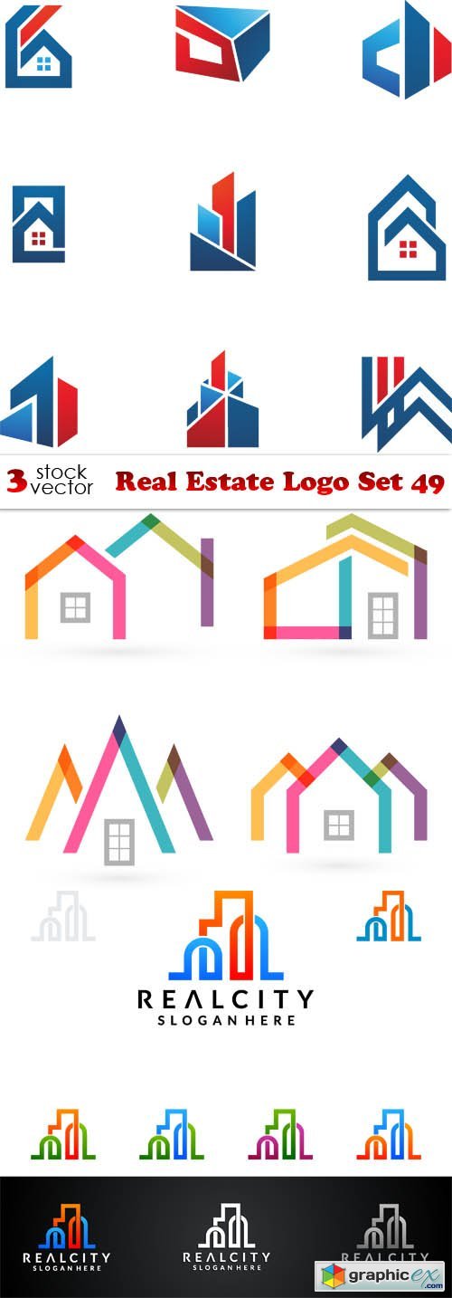 Real Estate Logo Set 49