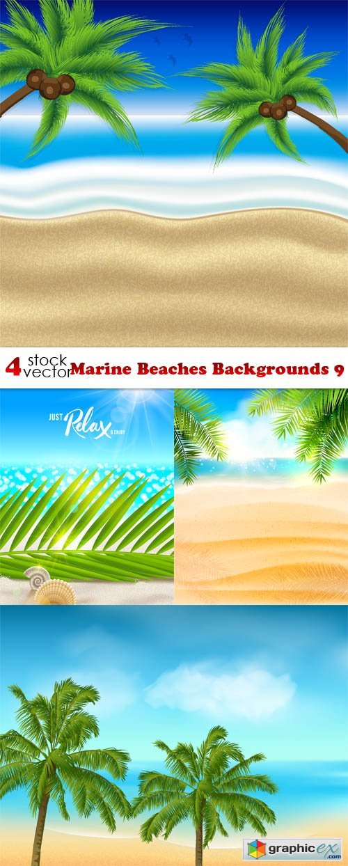 Marine Beaches Backgrounds 9