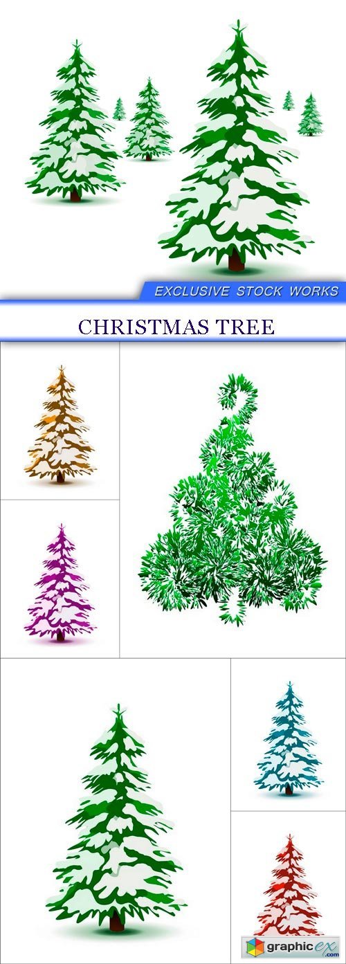 Christmas tree 7x EPS