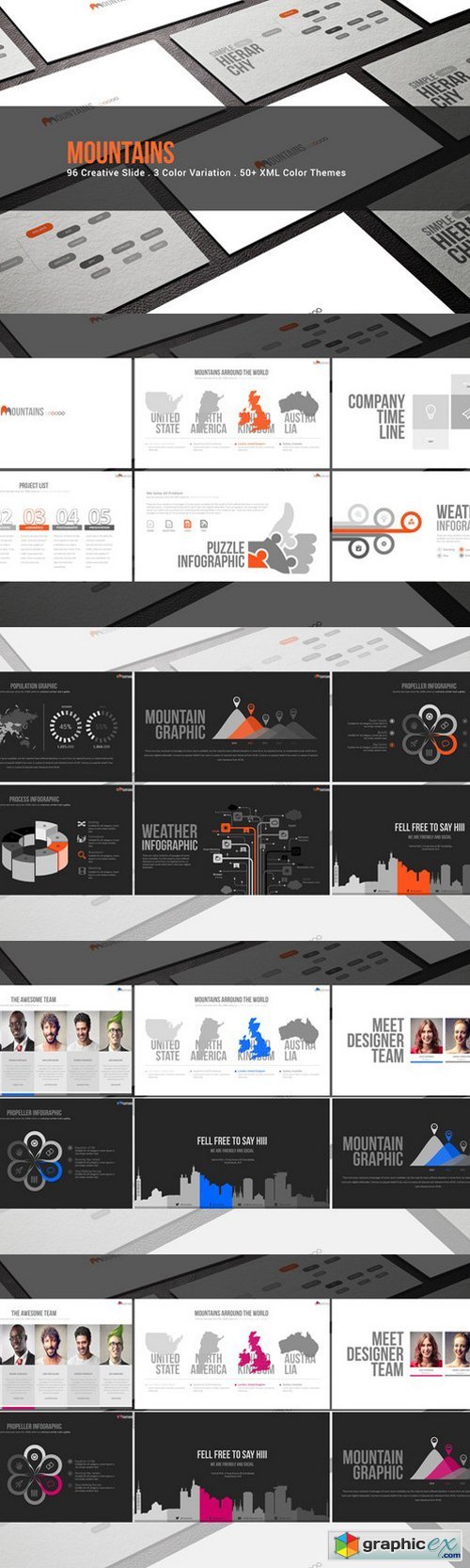 Mountains Powerpoint Template