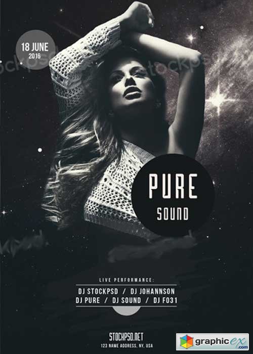 Pure Sound V1 PSD Flyer