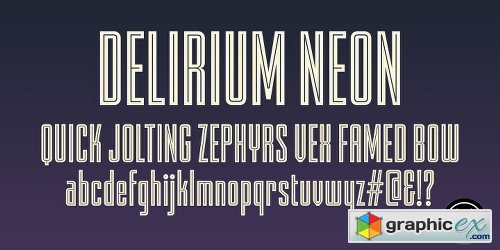 FTY DELIRIUM Font Family - 6 Fonts