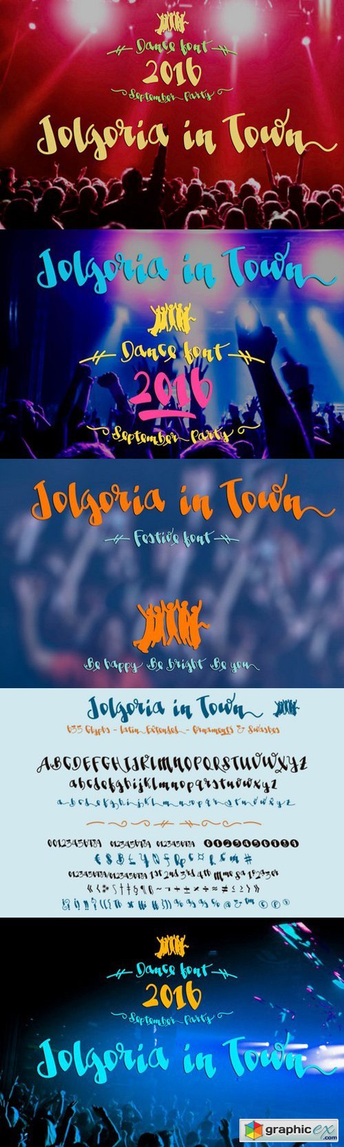 Jolgoria in Town -festive font