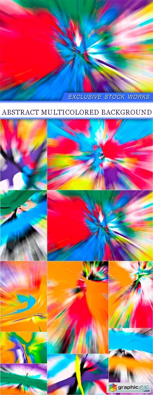 Abstract multicolored background 11x JPEG