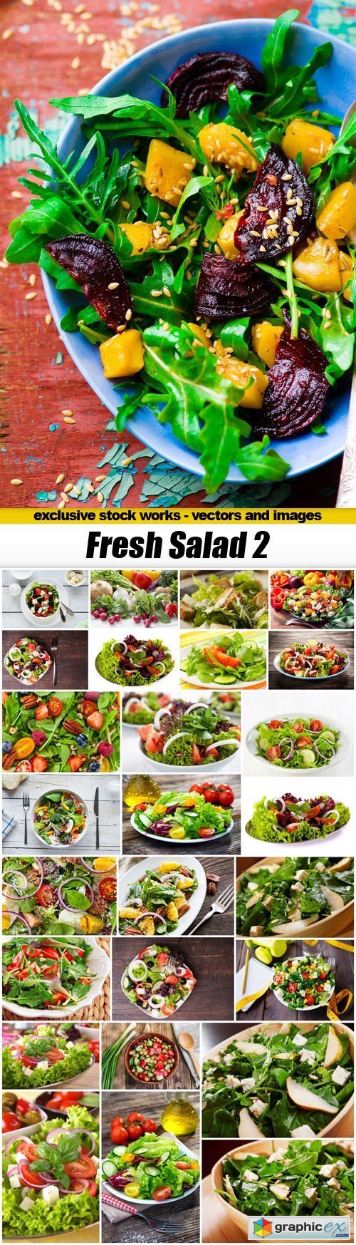 Fresh Salad 2 - 27xUHQ JPEG
