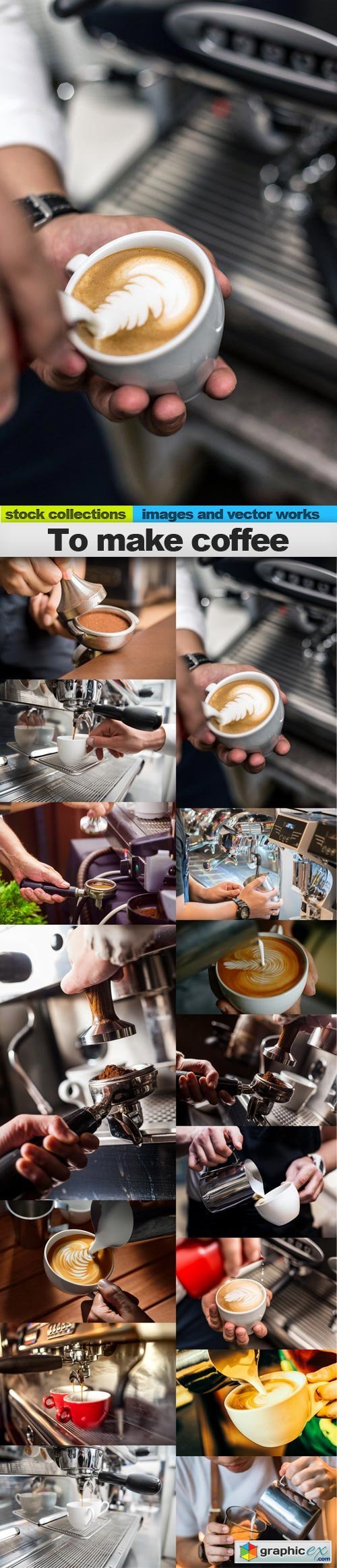 To make coffee, 15 x UHQ JPEG