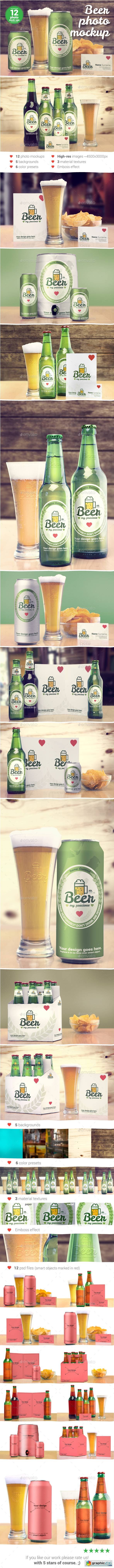 Beer Package & Branding Mock-up