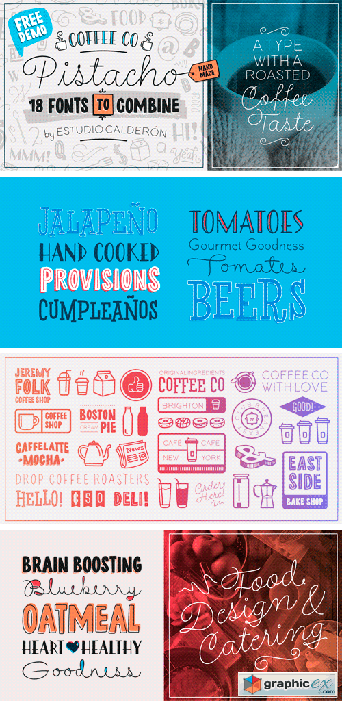 Pistacho Font Family