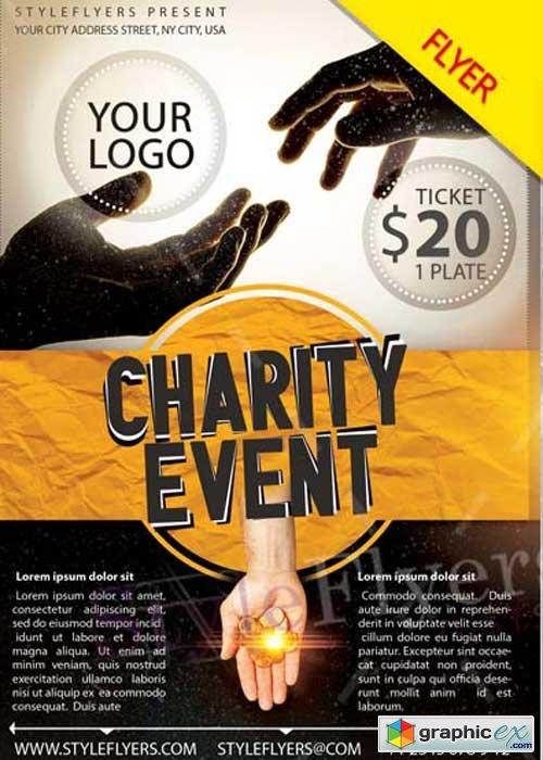 Charity V1 PSD Flyer Template