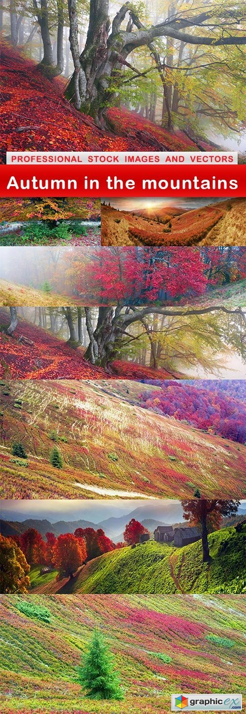 Autumn in the mountains - 8 UHQ JPEG