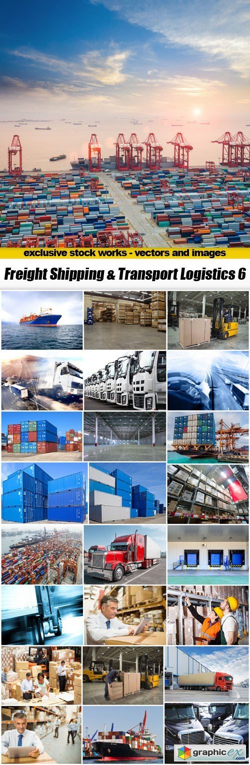 Freight Shipping & Transport Logistics 6 - 25xUHQ JPEG