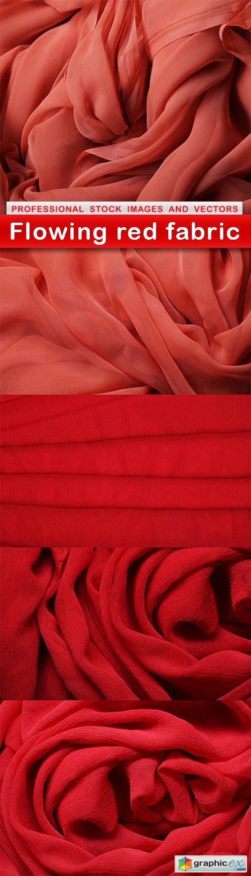 Flowing red fabric - 5 UHQ JPEG