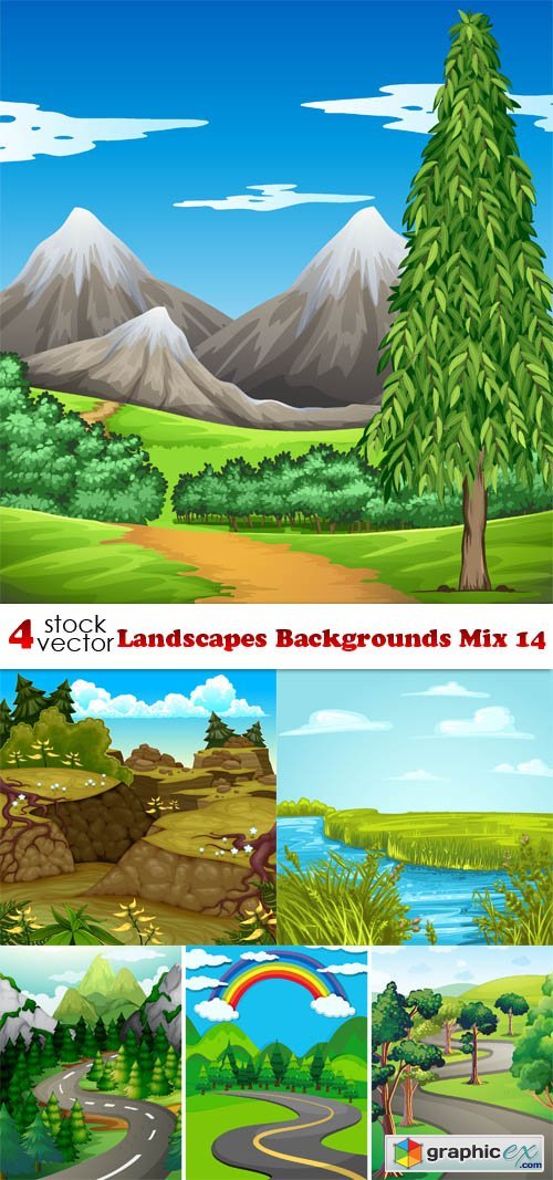 Landscapes Backgrounds Mix 14