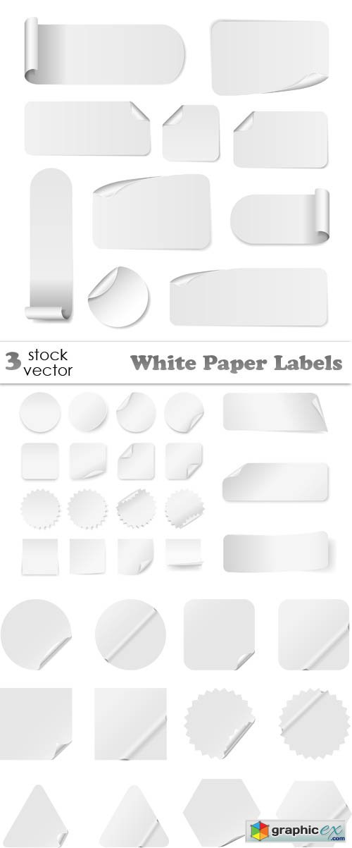 White Paper Labels