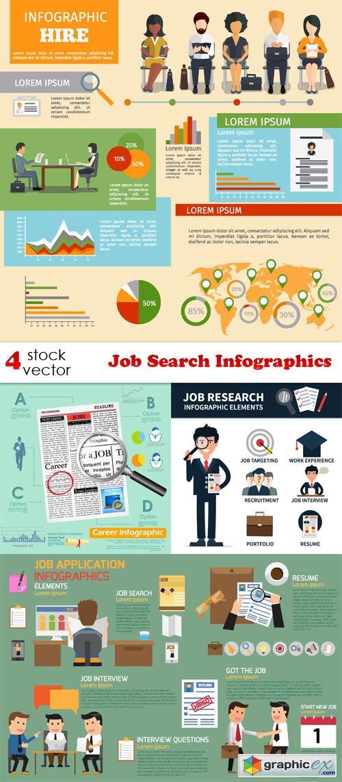 Job Search Infographics